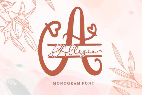 Allesia Monogram: A Refined Display Font for Editorial Design