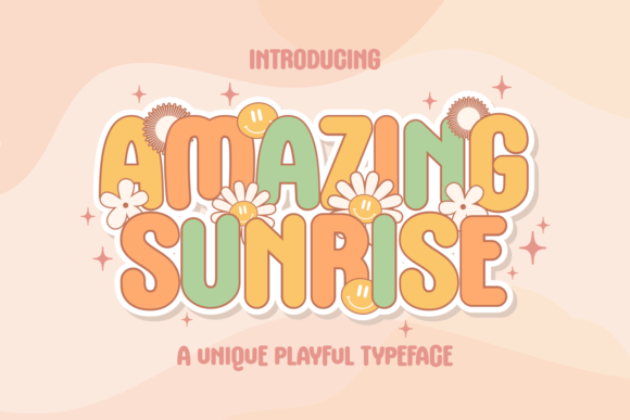 Amazing Sunrise Font for Creative Campaigns