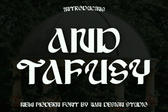 And Tafusy Font for Web Design
