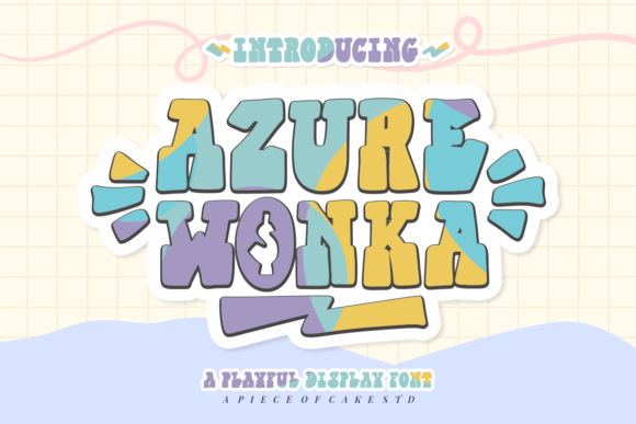 Azure Wonka Font for Creative Brands