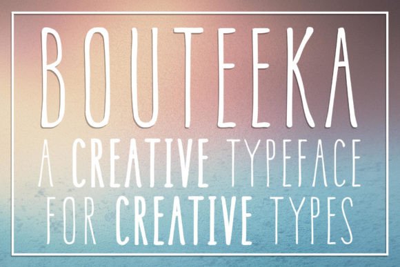 Bouteeka Font: Elegant Display Type