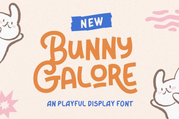 Bunny Galore: A Playful Display Font for Business Branding