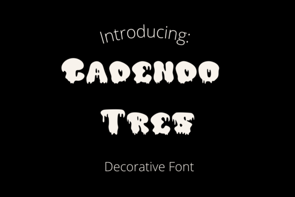 Cadendo Tres: A Whimsical Display Font for Playful Branding