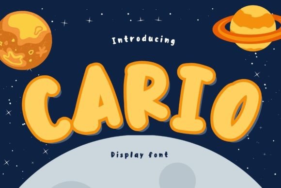 Cario: A Cute Display Font for Business Branding