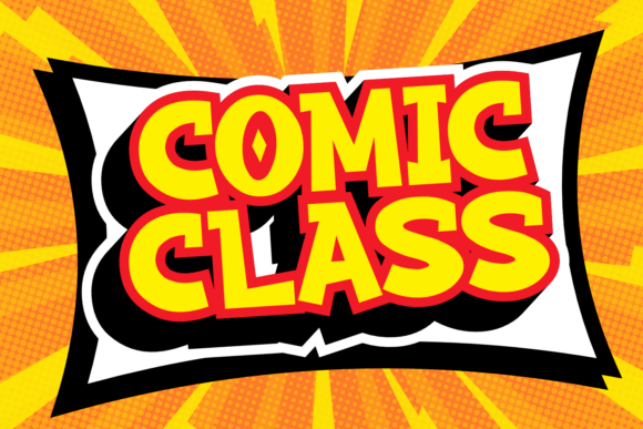 Comic Class: A Striking Display Font for Bold Editorial Design