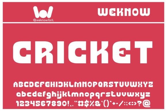 Cricket Font: A Techno-Sci-Fi Display Typeface for Modern Web Design