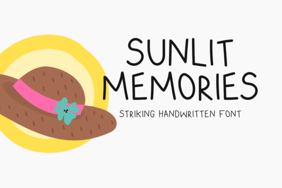Elevate Web Design with Sunlit Memories Handwritten Font