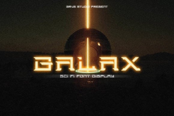 Galax: A Sci-Fi Display Font for Futuristic Branding