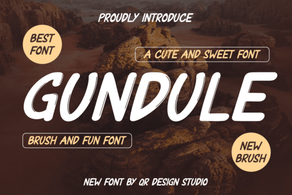 Gundule: A Quirky Display Font for Bold Campaigns