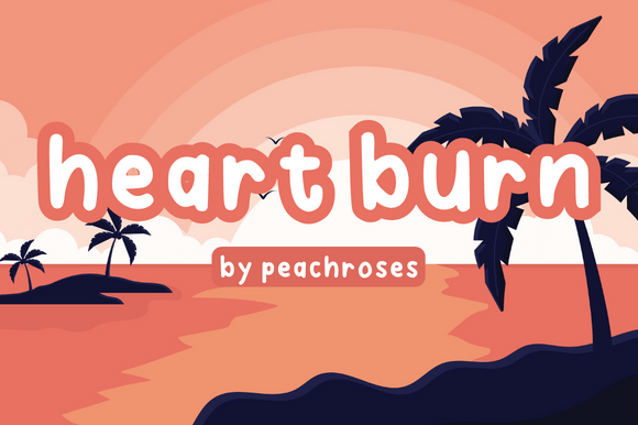 Heart Burn Font: Friendly Branding for Small Business
