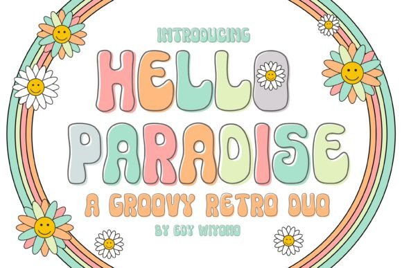 Hello Paradise: The Retro Display Font for Bold Ads