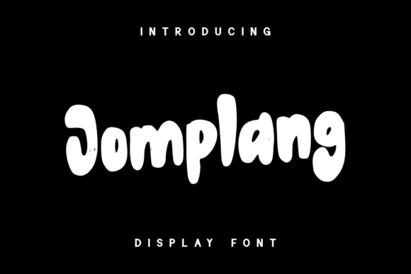 Jomplang: A Display Font for Creative Expression