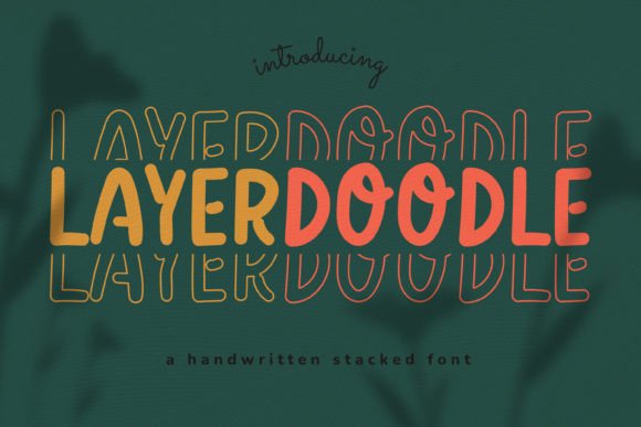 Layerdoodle: A Cool Display Font for Small Business Branding