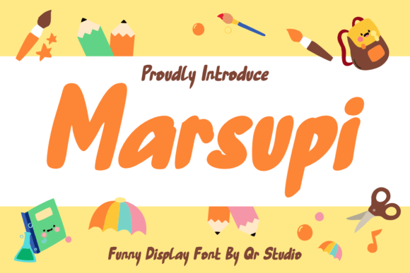 Marsupi: A Playful Display Font