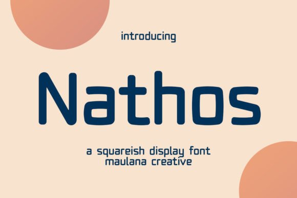 Nathos Font for Creative Projects