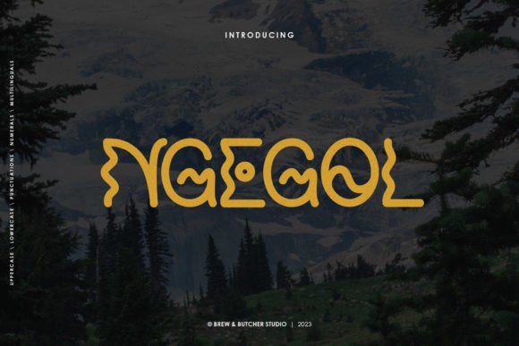 Ngegol Font: Modern Typography for Editorial Design