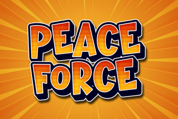 Peace Force Font for Bold Branding