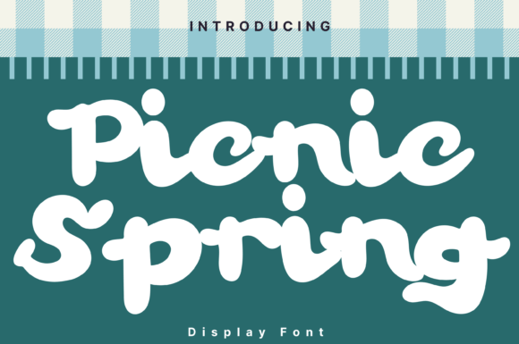 Picnic Spring: A Whimsical Display Font for Digital Brands