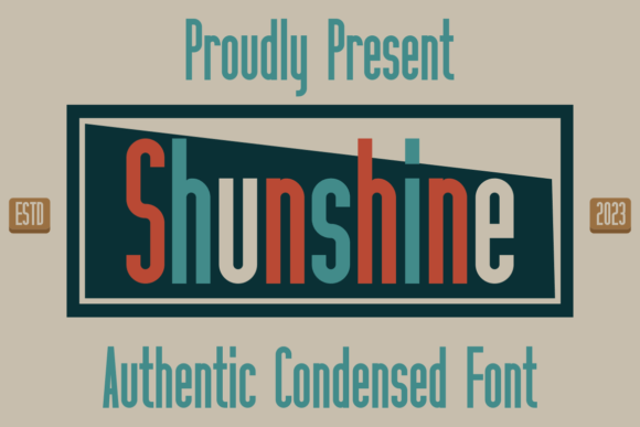 Shunshine Font: Bold and Beautiful