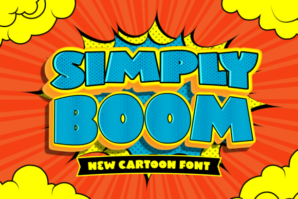 Simply Boom: The Playful Display Font for Bold Brands