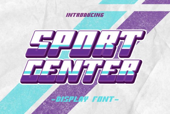 Sport Center: The Urban Display Font for Web Headers