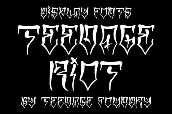 Teenage Riot: The Chicano Display Font for Makers