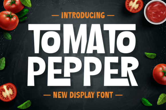 Tomato Pepper Font for Bold Headlines