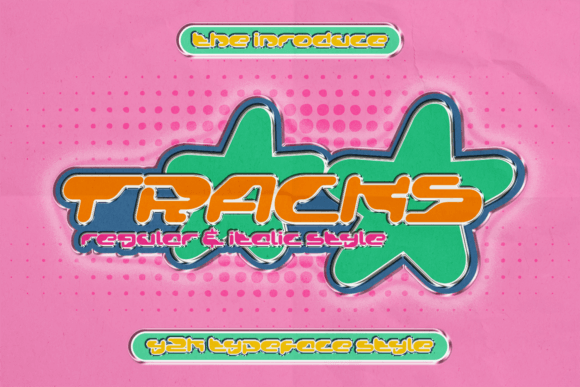 Tracks: The Wavy Display Font for Viral Content